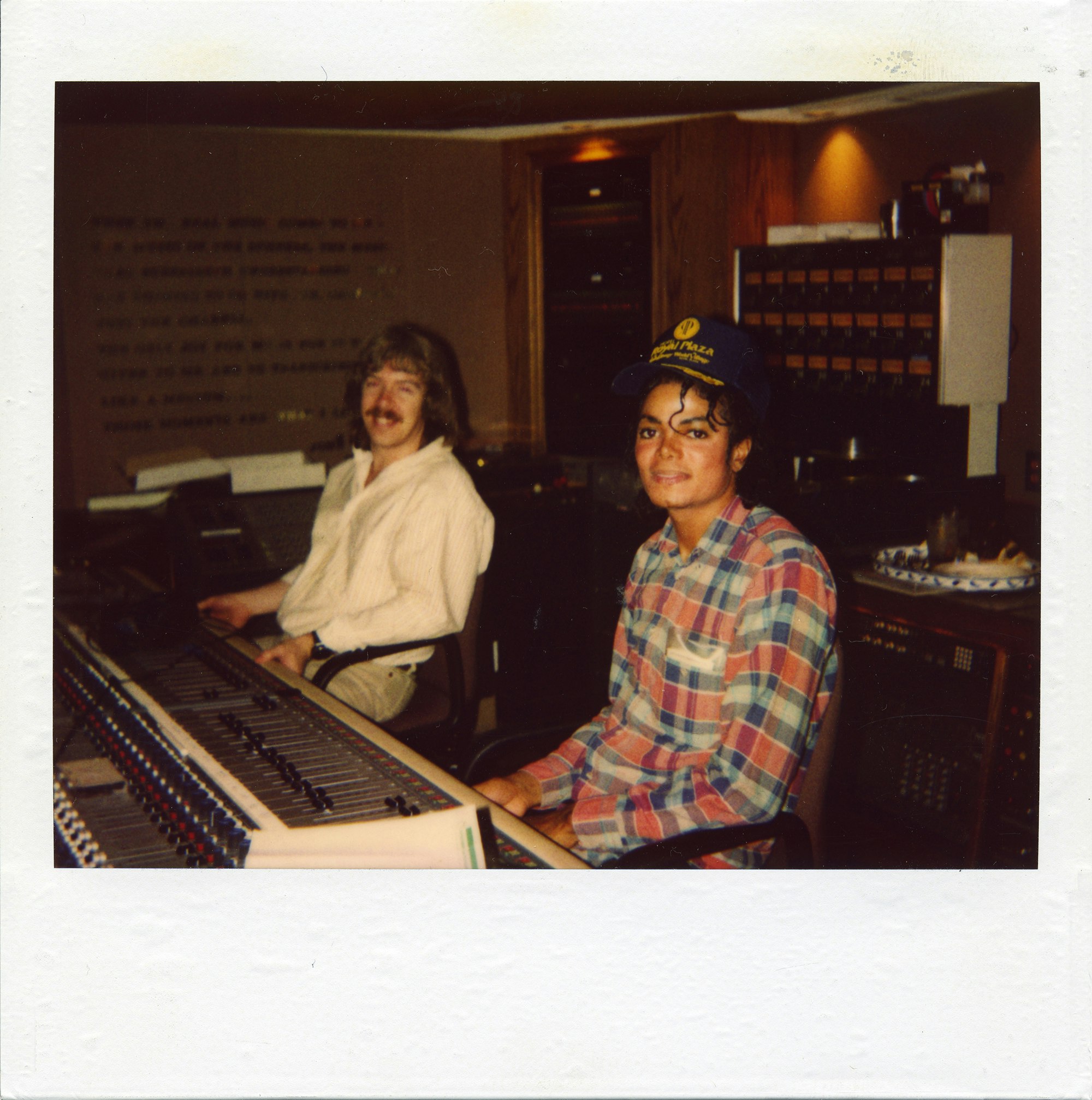 Matt Forger and Michael Jackson during the making of <i>Bad</i>. Photo courtesy of Matt Forger.
